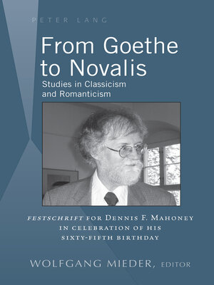 cover image of From Goethe to Novalis